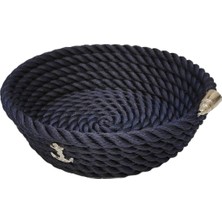 Tienda By Jale Yuvarlak Ekmek Sepeti – Marin Tarz Yat & Tekne Aksesuarı