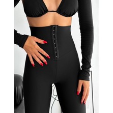 Pucka Fashion Korse Detaylı  Tayt