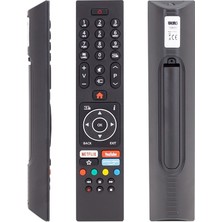 Vestel Weko Kl Vestel RC43135P Netflıx-Youtube-Prıme Vıdeo Tuşlu Lcd-Led Tv Kumanda Siyah