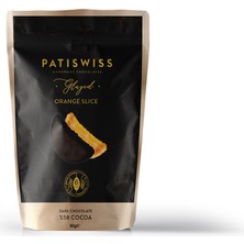 Patiswiss Bitter Çikolata Tam Kaplı Portakal Dilimi 80G