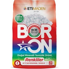 Boron Doğal Mineralli Toz Temizlik Ürünü 4 kg - Renkliler 6 Adet