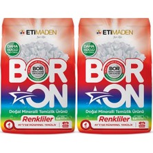 Boron Doğal Mineralli Toz Temizlik Ürünü 4 kg - Renkliler 2 Adet