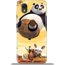 Cupcase Alcatel 1 2022 Kılıf Esnek Silikon Kamera Koruma 4K Desenli Özel Tasarım - Kung Fu Panda