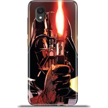 Cupcase Alcatel 1 2022 Kılıf Esnek Silikon Kamera Koruma 4K Desenli Özel Tasarım - Yıldız Savaşı