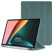 Microsonic Xiaomi Pad 6 Kılıf Origami Pencil Koyu Yeşil