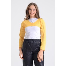 Pınkmark Kadın Içe Giyilen Tesettür Uzun Kolluk Bolero  PMBL25545