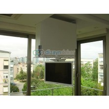 Dizaynaks Tavan Lift Inen Dönen LCD LED Plazma Tv Mekanizması 32
