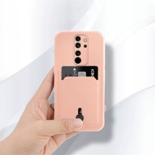 Zebana Xiaomi Redmi 9 Uyumlu Kılıf Zebana Kartlıklı Sweet Yumuşak Silikon Kılıf Rose Gold