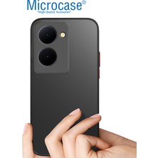 Microcase Vivo Y36 London Serisi Darbeye Dayanıklı Kılıf - Siyah AL3415