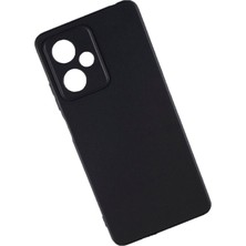 Microcase Xiaomi Redmi Note 12R 6.79 Inch Elektrocase Serisi Silikon Kılıf - Siyah AL3340