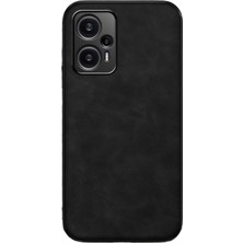 Microcase Xiaomi Redmi Note 12 Turbo / Poco F5 Luxury Leather Series Deri Desenli Plastik Koruma Kılıf AL8125