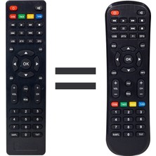 Redlıne Weko Kr Redline TS-100 Hd ve T Serisi USB Tuşlu Hd Uydu Kumanda Siyah