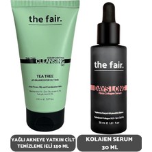 the fair. Akneye Yatkın Cilt Temizleme Jeli 150 ml ve Kolajen Serum 30 ml