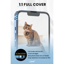 Wrapsol iPhone 15 Pro Max Hayalet Kırılmaz Cam Ekran Koruyucu Kolay Uygulama Aparatlı