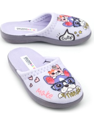 Gezer Kışlık Kız Çocuk Ev Terlik