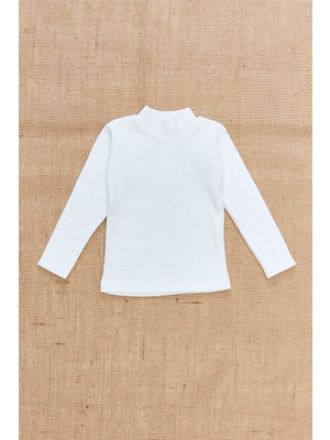 FullaModa Fitilli Dik Yaka Unisex Çocuk Body