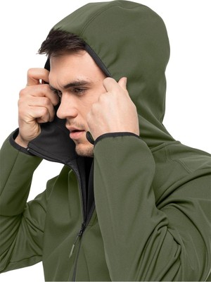 Jack Wolfskin 1307471-4161 Bornberg Hoody M Erkek Softshell Ceket