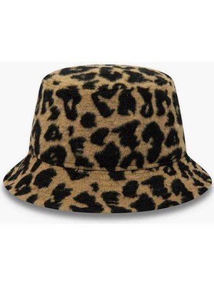 New Era Leopar Desenli  Bucket Şapka 60364193