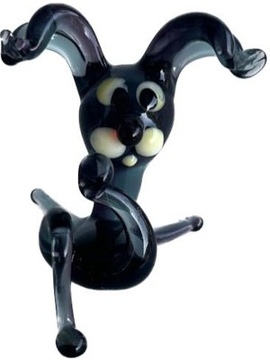 Hasyılmaz El Yapımı Murano Cam Tavşan Biblo A82-01