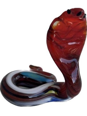 Hasyılmaz El Yapımı Murano Cam Yılan Biblo A74-02