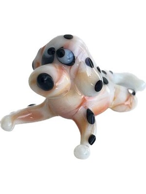Hasyılmaz El Yapımı Murano Cam Köpek Biblo A68-01