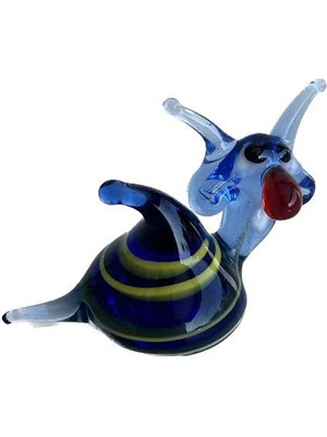 Hasyılmaz El Yapımı Murano Cam Salyangoz Biblo A71-02