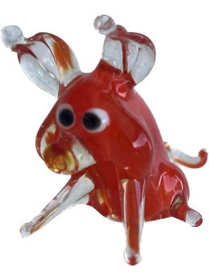 Hasyılmaz El Yapımı Murano Cam Domuz Biblo A73-02