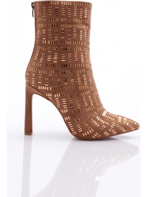 DGN 286 Kadın Topuklu Bot