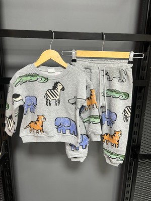 Orca Kids Fashion 1-6 Yaş Arası Sevimli Karakter Baskılı Kışlık Takım