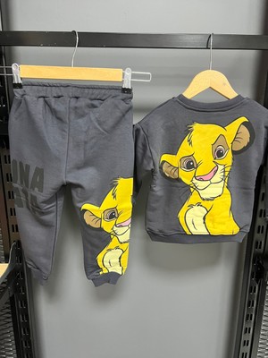 Orca Kids Fashion 1-6 Yaş Arası Simba Aslan Kral Temalı Kışlık Takım