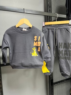 Orca Kids Fashion 1-6 Yaş Arası Simba Aslan Kral Temalı Kışlık Takım