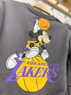 Orca Kids Fashion 2-8 Yaş Arası Lakers Antrasit Kışlık Takım