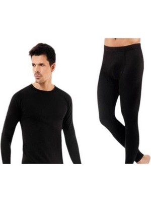 Kota Erkek Termal Alt Üst Içlik Takım Siyah
