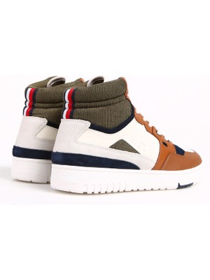 Tommy Hilfiger Kahve Erkek Sneaker Th Basket Better Mıdcut Lth Mıx