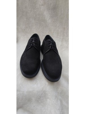 Burç - Nubuk Deri Erkek Casual Ayakkabı - Siyah - 41 - ST02731-13948