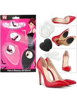 Mater Ayakkabı İpek Arya 3'lü Set Ayakkabı Topuklu Ayakkabı Kaydırmaz Bant