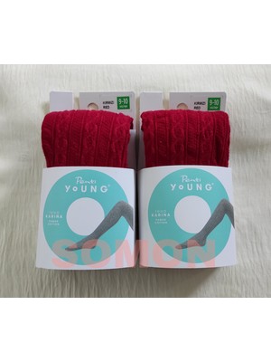 Penti Kız Çocuk Triko Külotlu Çorap ( Pretty Kilotlu Çorap ) 2'li