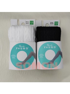 Penti Kız Çocuk Triko Külotlu Çorap ( Pretty Kilotlu Çorap ) 2'li