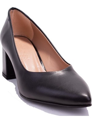 Dagoster DZA07-2681154 Siyah Stiletto Topuklu Kadın Ayakkabı