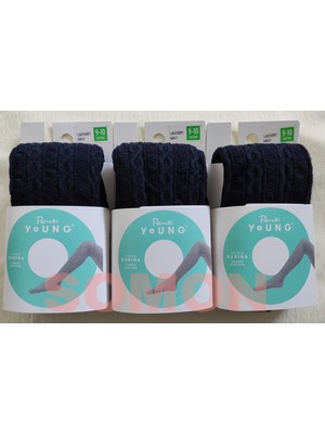 Penti Kız Çocuk Triko Külotlu Çorap ( Pretty Kilotlu Çorap ) 3'lü