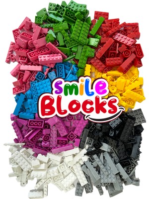 Smile Blocks  Parçalı Setler 900 Parça Plastik Kutulu Mikro Blok