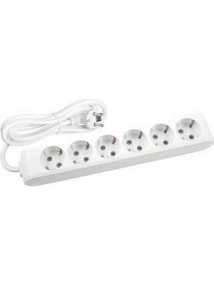 Viko Multi Let (6'lı) Altılı Priz Topraklı Çocuk Korumalı Kablolu 3 (Üç) Metre