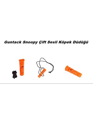Hunthink Guntack Snoopy Çift Sesli Köpek Düdüğü