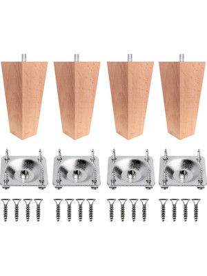 Turan Ahşap Koltuk Ayağı-Baza Ayağı-Piramit Ayak