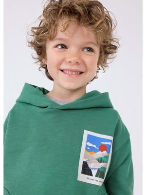 Mayoral Yeşil Çocuk Sweatshirt - Mayoral - Yeşil - 7 Yaş - 4427--YEŞİL-7 Yaş