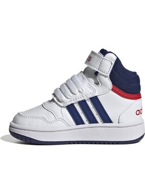 adidas AGZ9650 Adidas Hoops Mıd 3.0 Ac I Bebek Spor Ayakkabı Beyaz