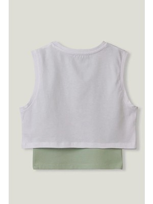 Benetton BNT-G026 Top Kız Çocuk T-Shirt