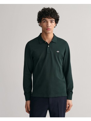 Gant Erkek Yeşil Regular Fit Logolu Polo 2230.374