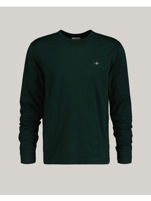 Gant Erkek Yeşil Regular Fit Bisiklet Yaka T-Shirt 2004049.374