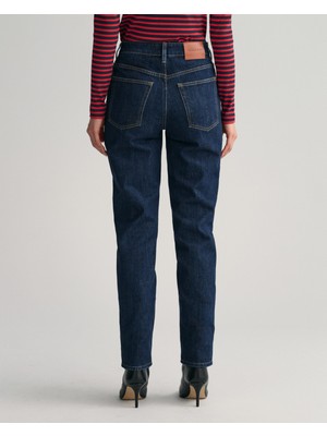 Gant Kadın Lacivert Straight Fit Jean Pantolon 4100206.960